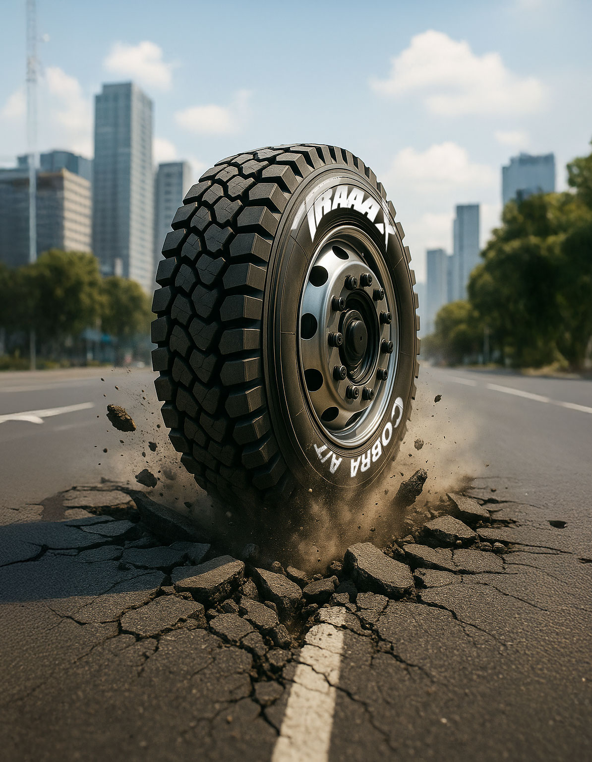 Heavy-duty truck tire